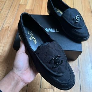 CHANEL Turnlock Loafers